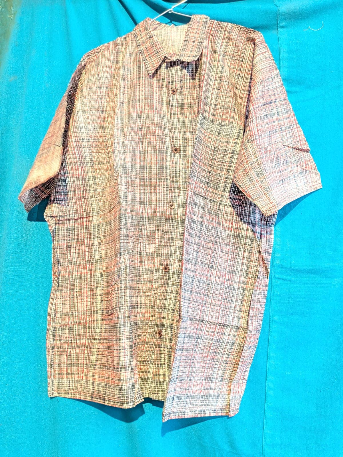 Shantiniketan Weave Half Shirt - 2