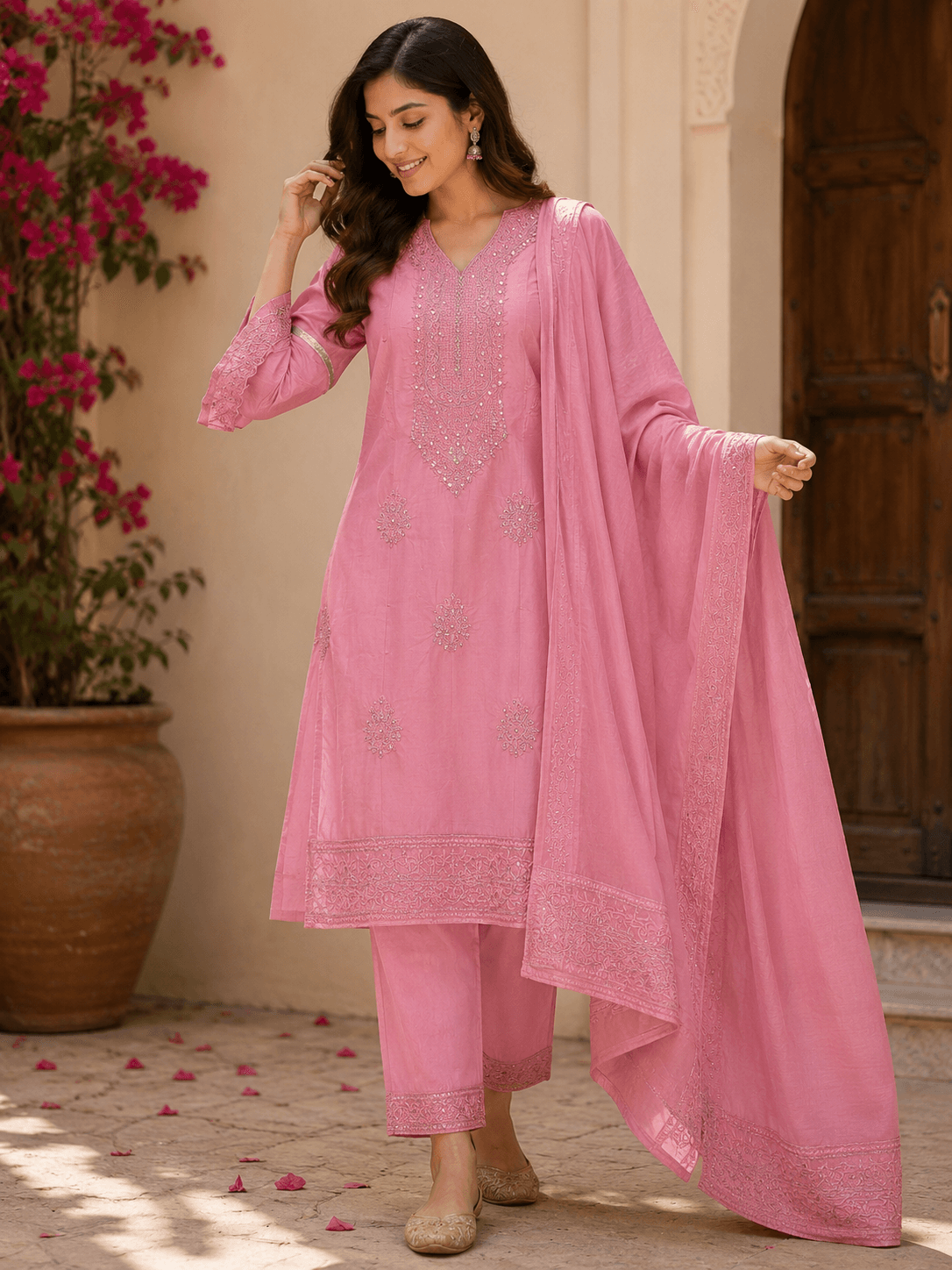 Soft Pink Suit - 1
