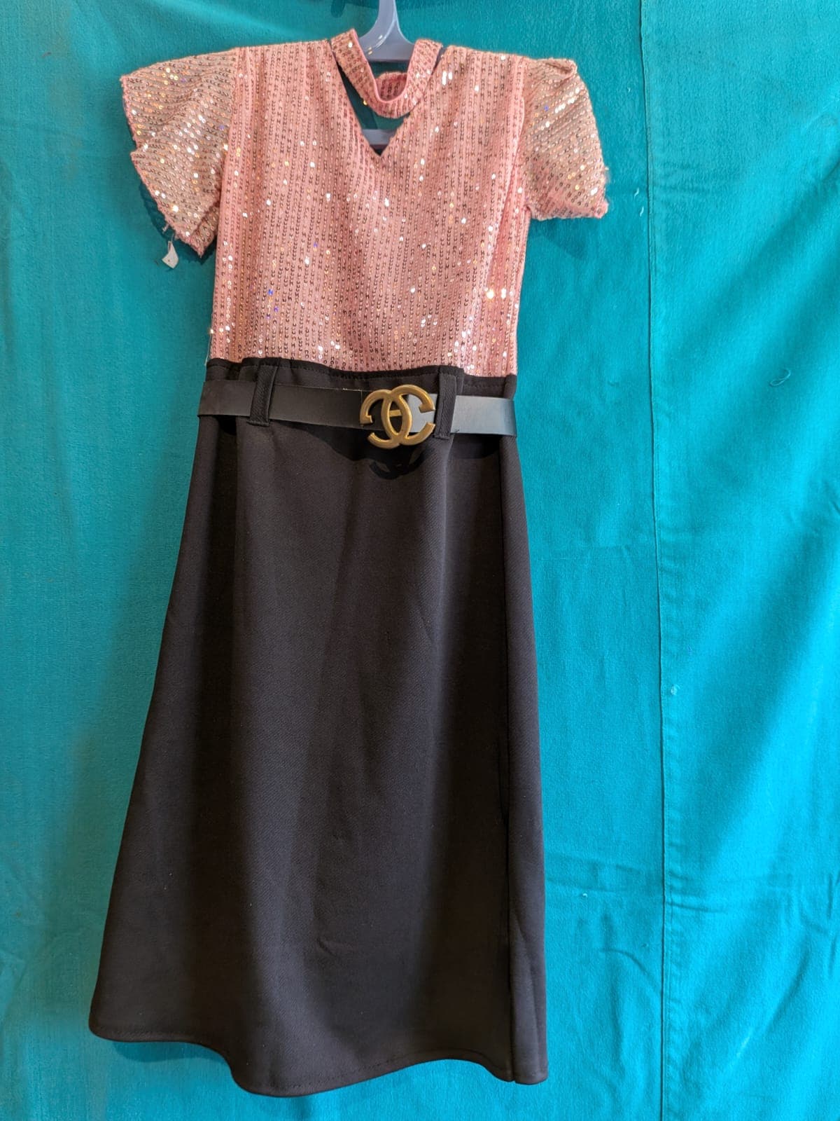 Pink Sparkle Dress - 2