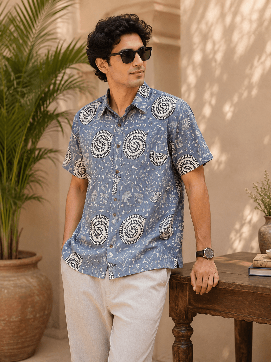Spiral Santiniketan Shirt - 1