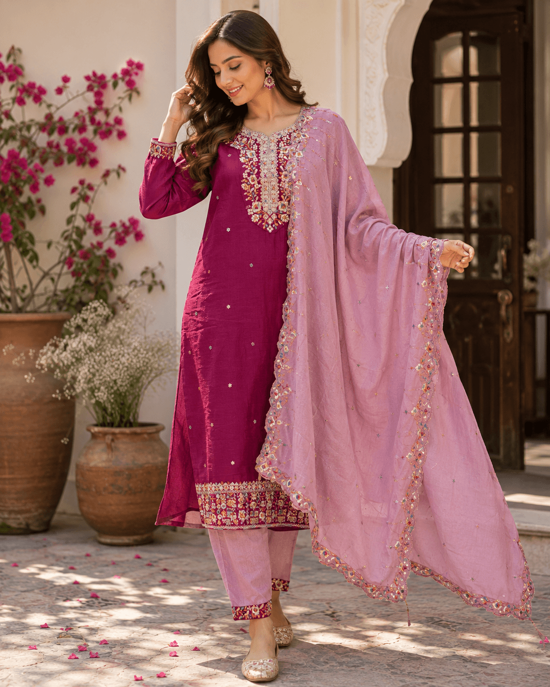 Royal Pink Suit - 1